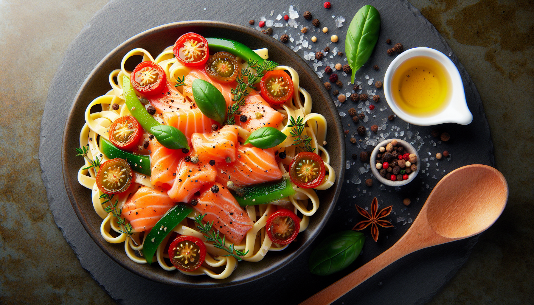 pasta al salmone affumicato